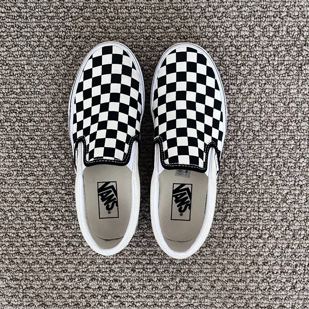 Vans Checkered Slip Ons